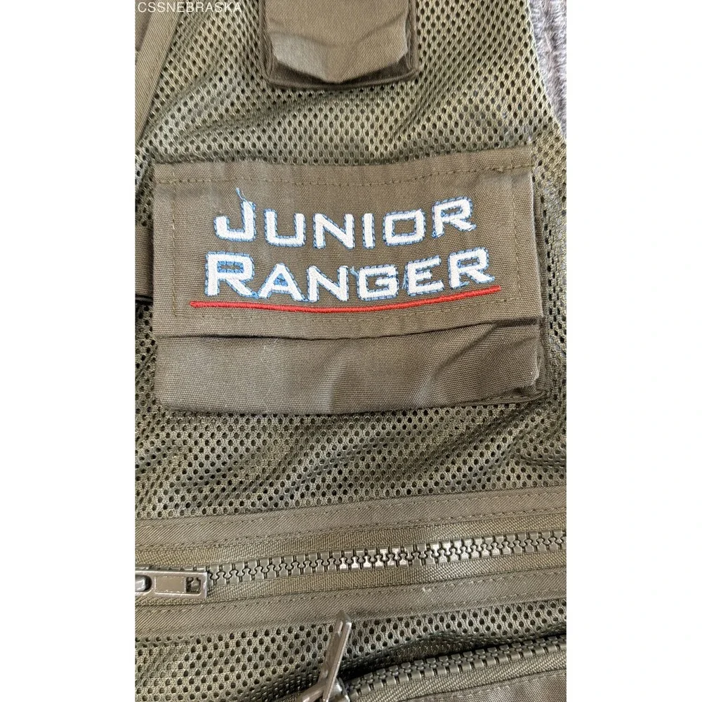 Smith Western Junior Ranger Kids Activity Vest XL National Parks Mesh Pockets